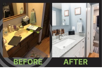 Before & After Bathroom- Reeder