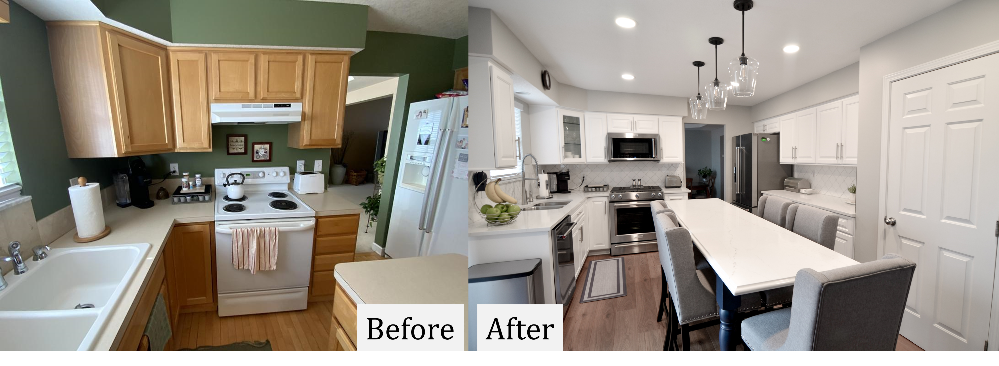 Kitchen Before and After