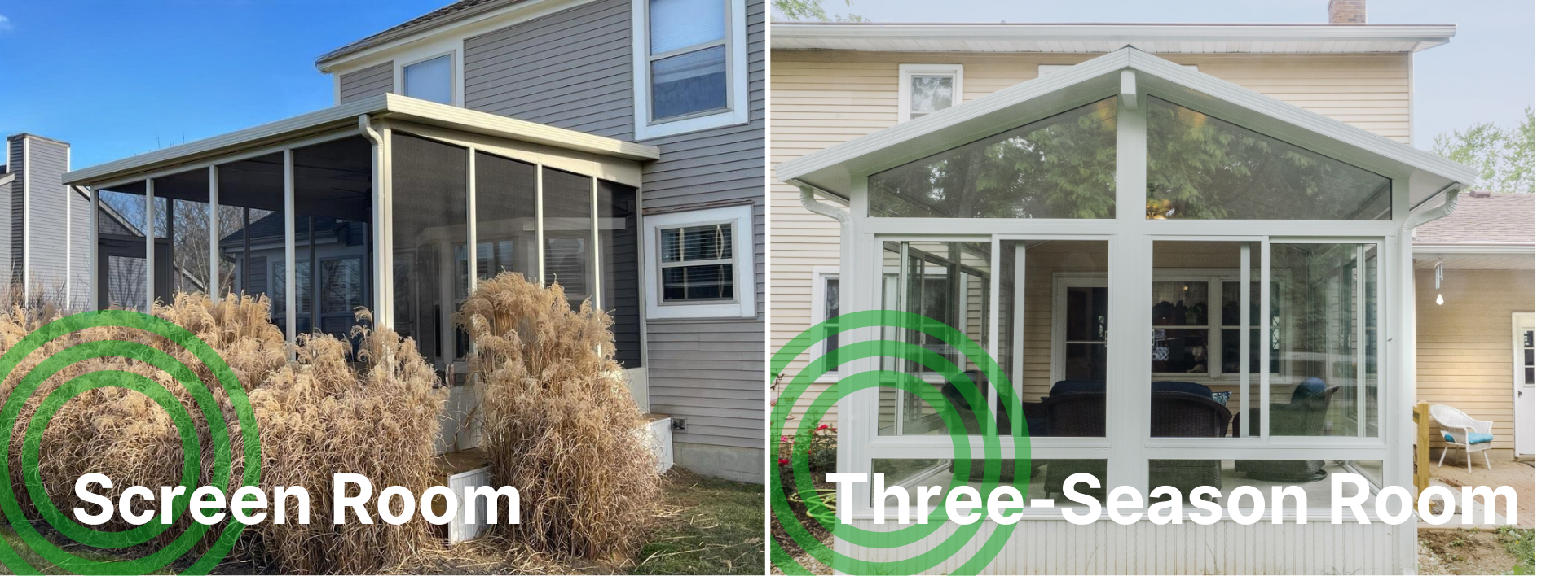 Screen vs Three Season Sunroom