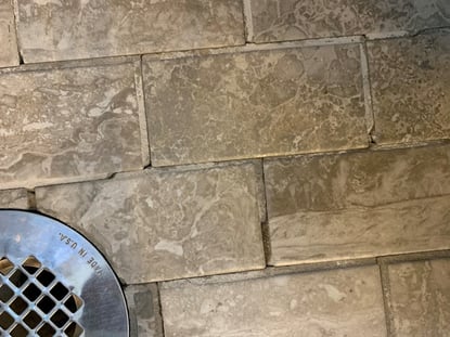 Tile shower grout cracking and failing